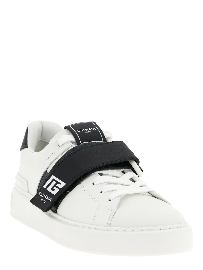 Bicolor Calfskin Low Top Sneakers
