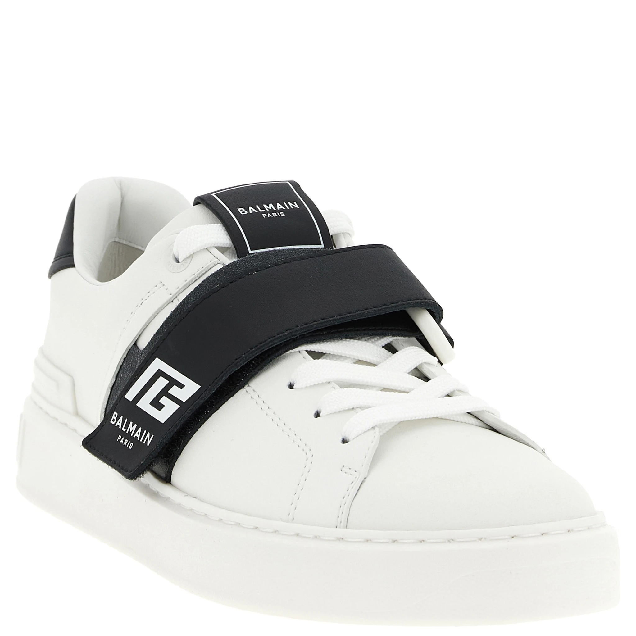 Bicolor Calfskin Low Top Sneakers