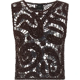 Brown Viscose Blouse