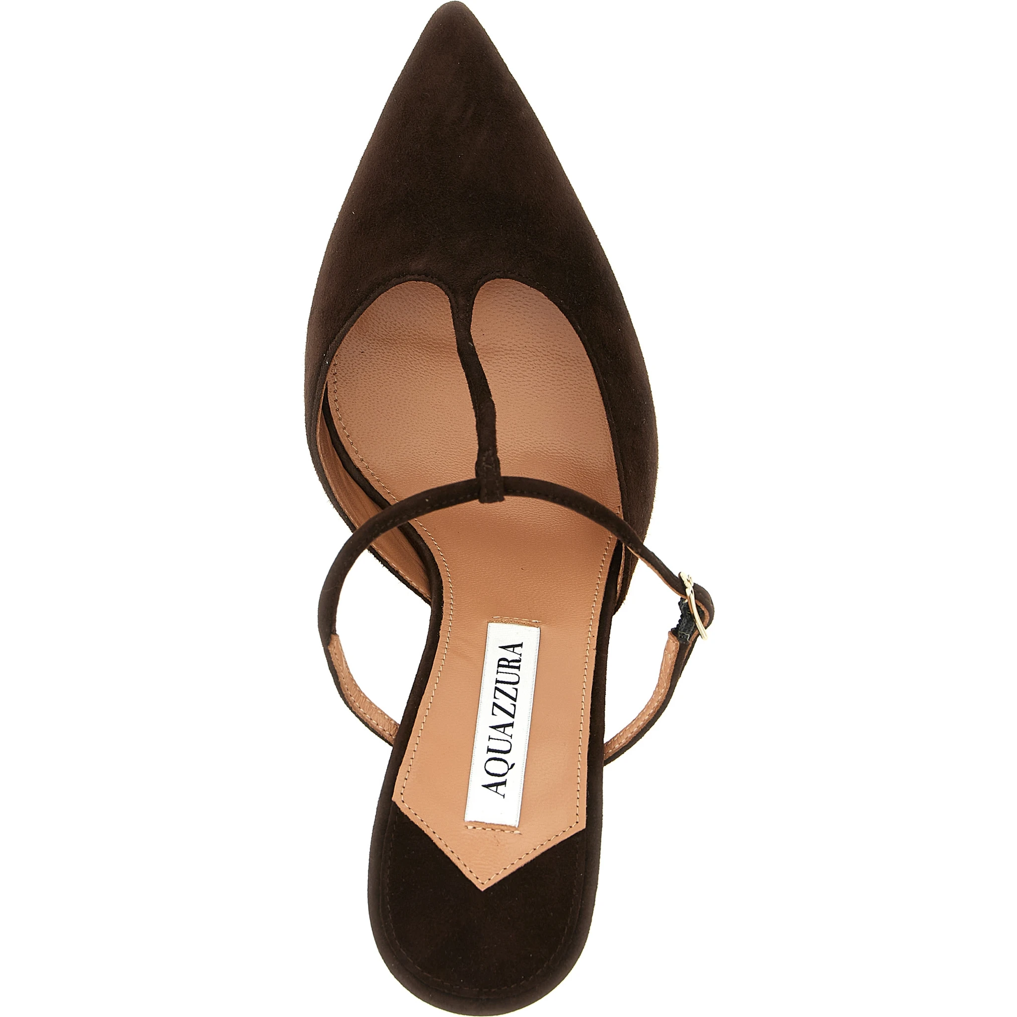 Brown Goatskin High Heel Pumps