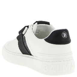 Bicolor Calfskin Low Top Sneakers
