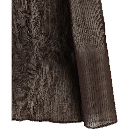 Brown Polyester Blouse