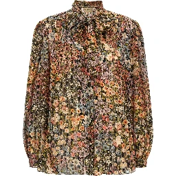 Multicolor Silk Blouse