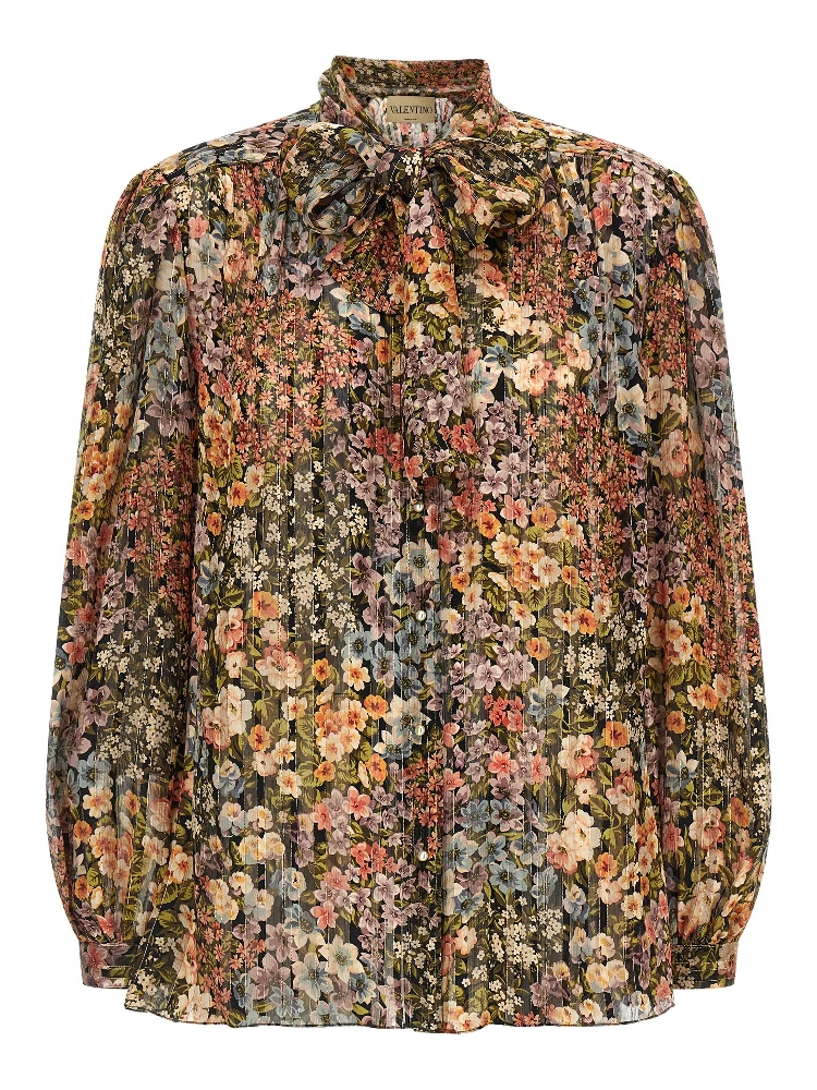 Multicolor Silk Blouse