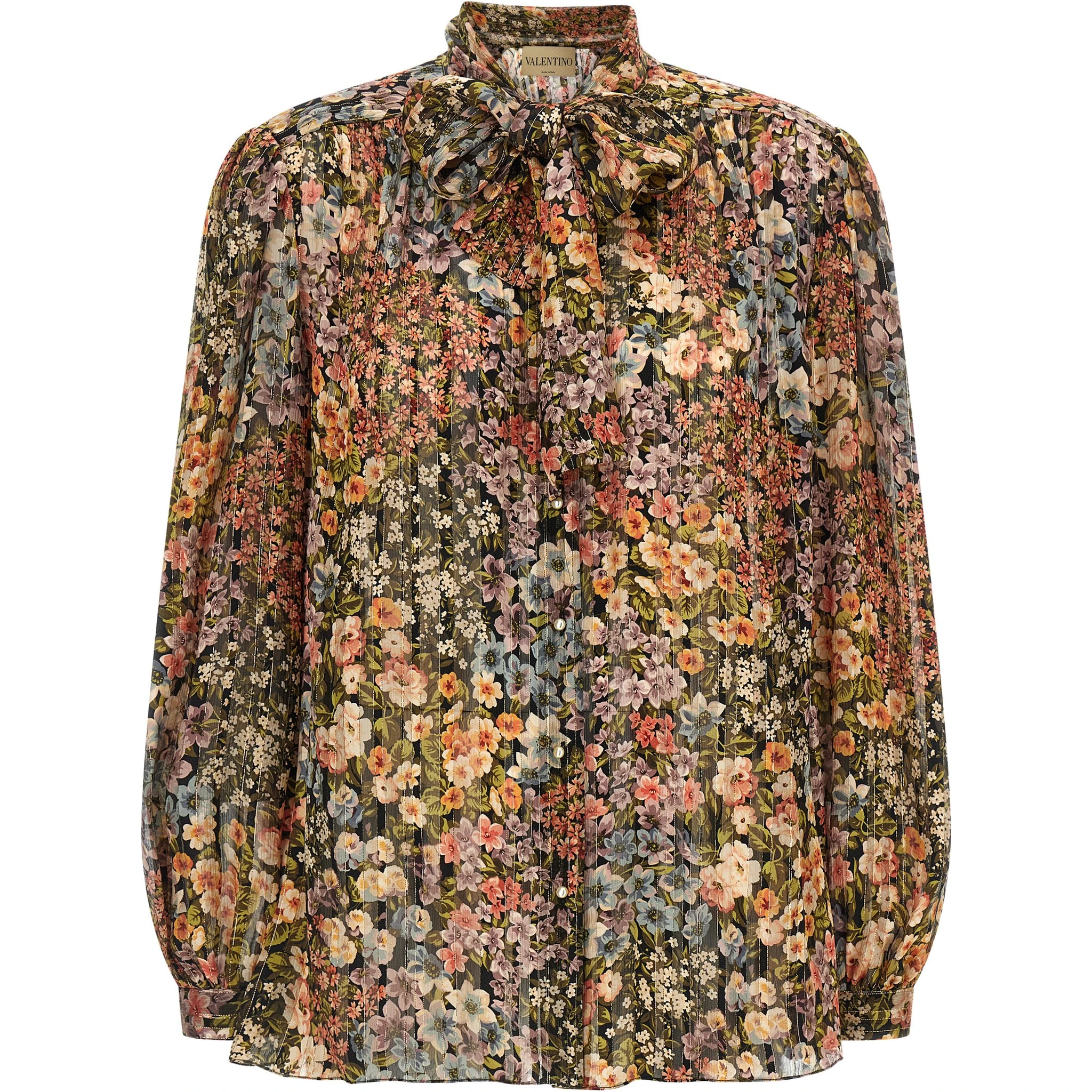 Multicolor Silk Blouse