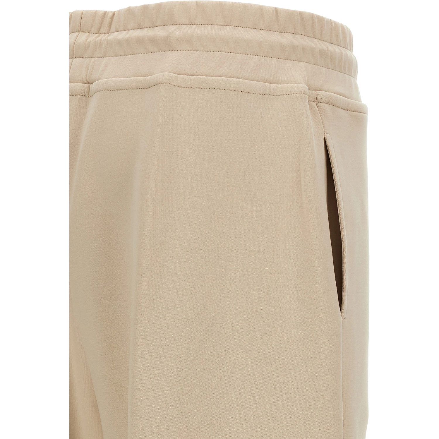Beige Cotton Joggers (Workout Pants)