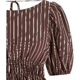 Brown Viscose Pattern Shirt