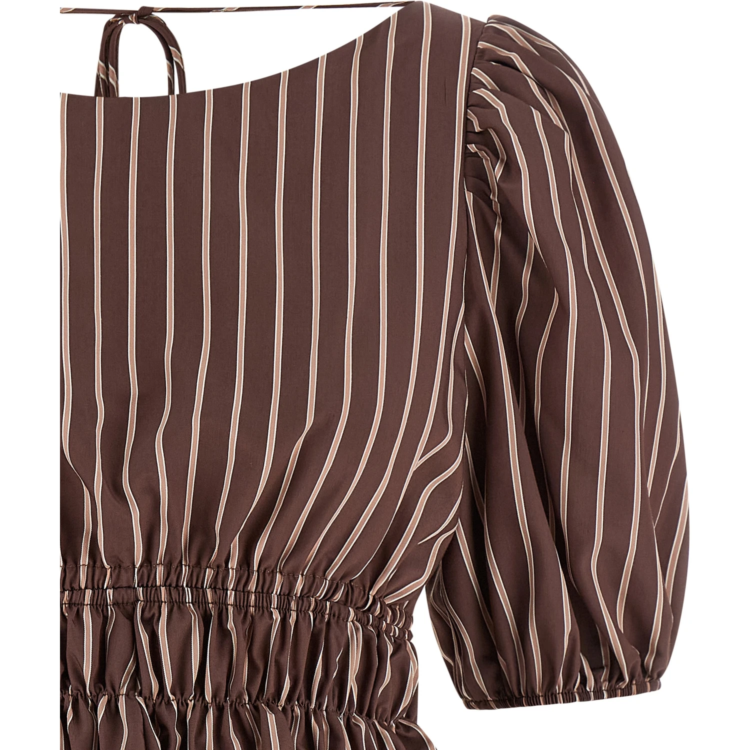 Brown Viscose Pattern Shirt