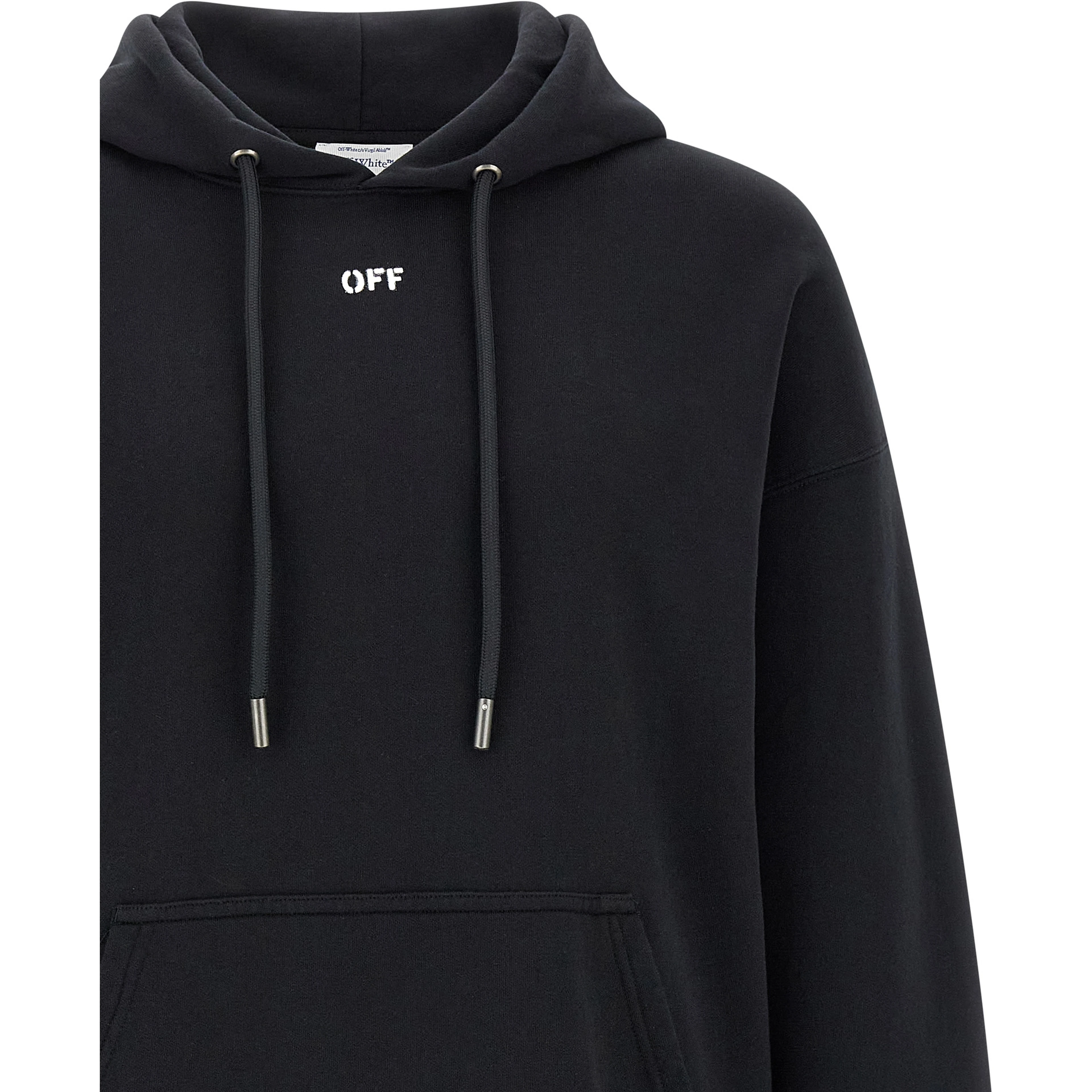 Black Cotton Sweatshirt