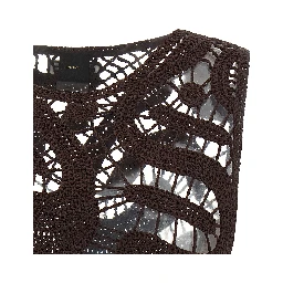 Brown Viscose Blouse