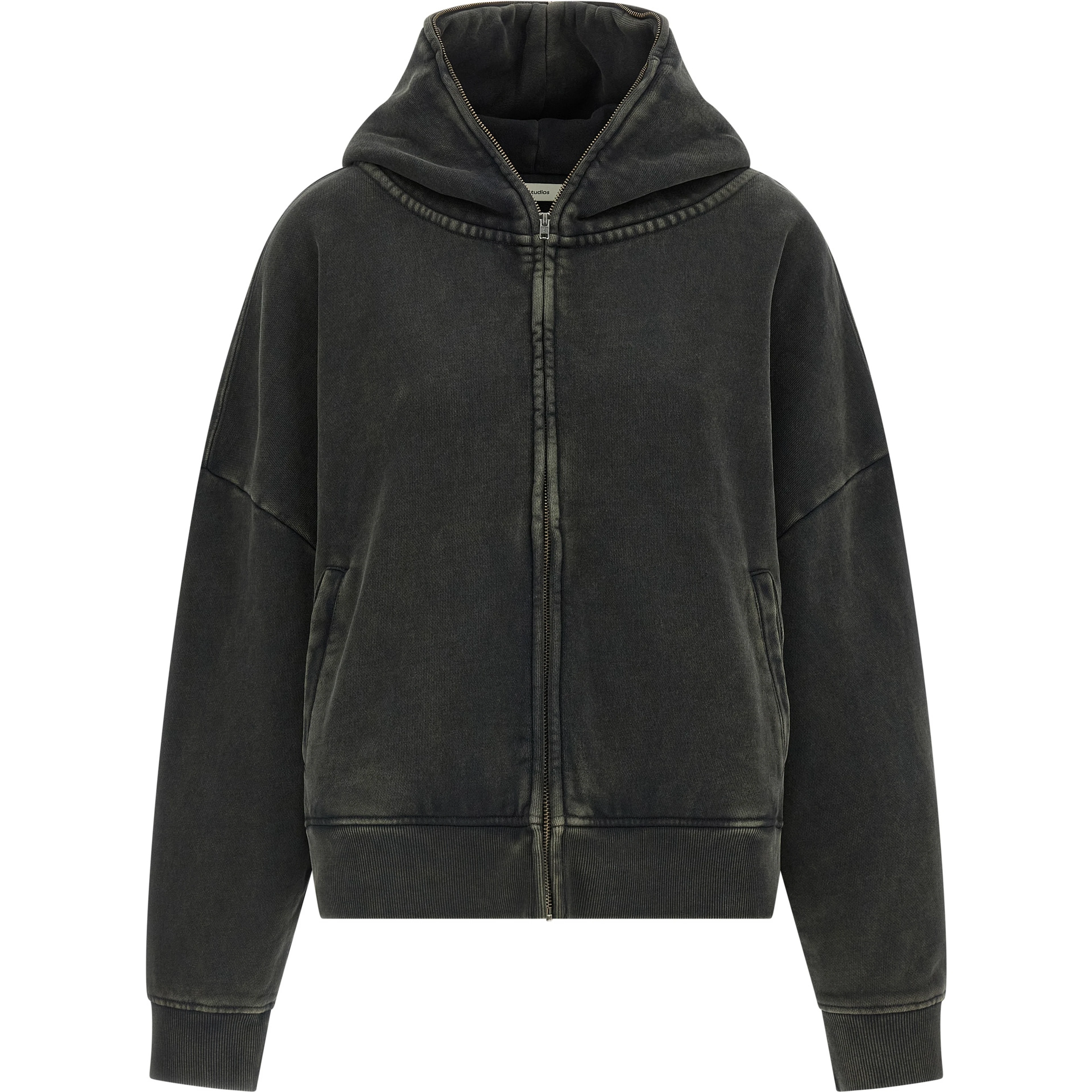 Gray Cotton Hoodie