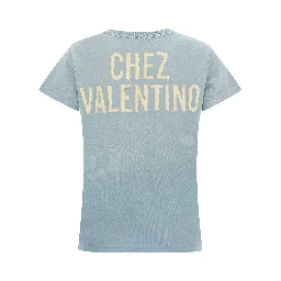 Blue Cotton T-Shirt