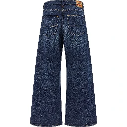 Blue Cotton Jeans Denim