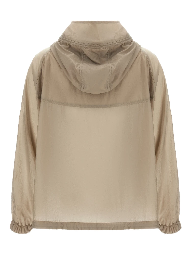 Beige Polyester Shell Jacket alternative