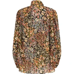 Multicolor Silk Blouse
