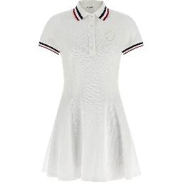 White Cotton Short Dress