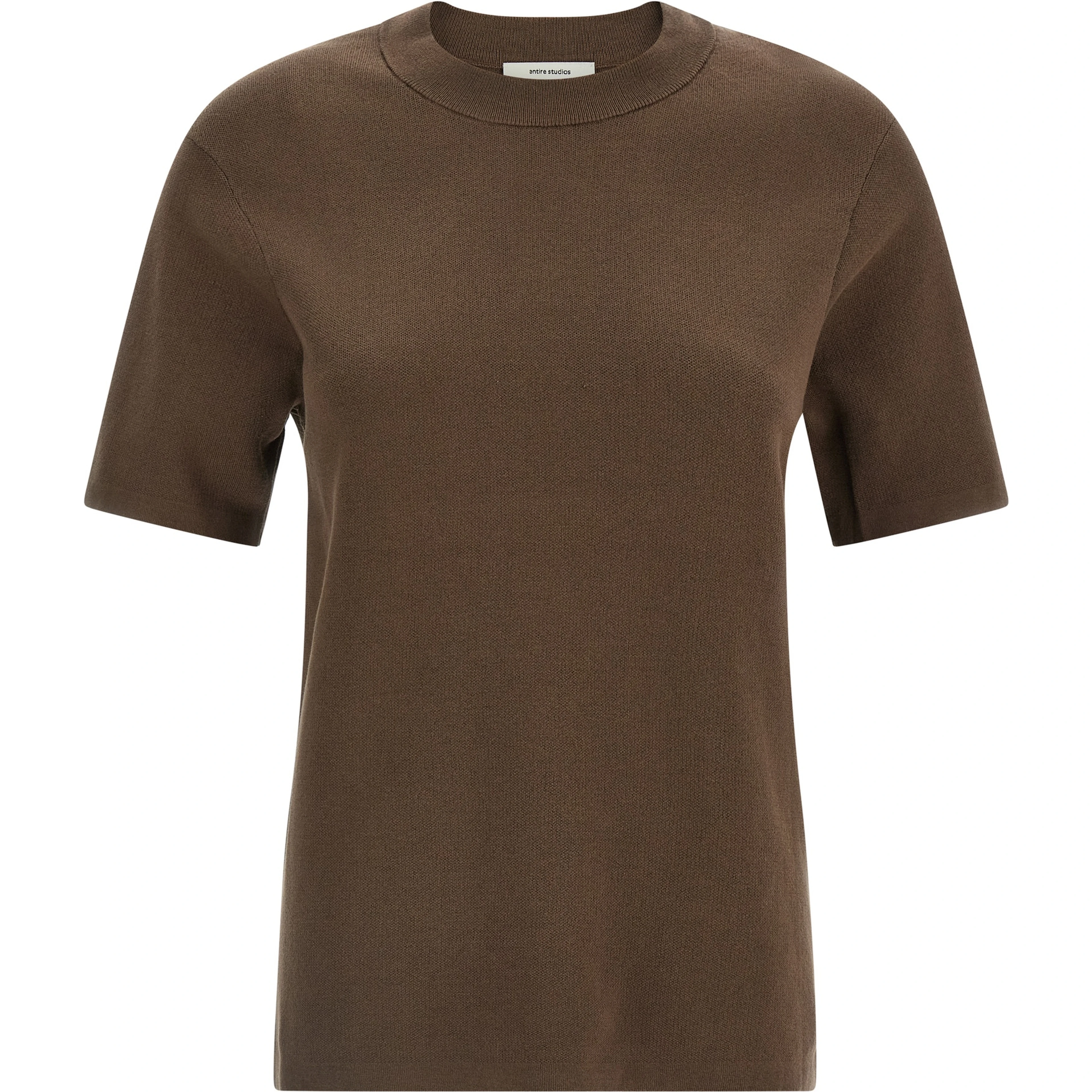 Brown Cotton T-Shirt