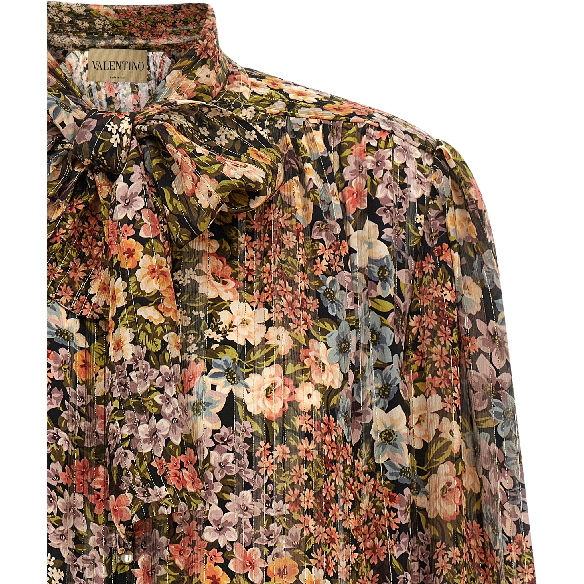 Multicolor Silk Blouse