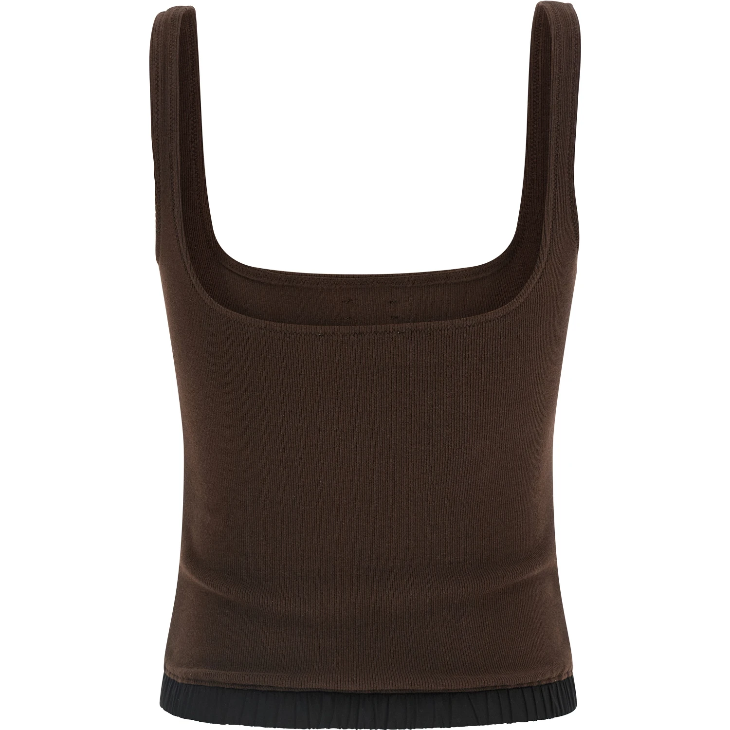 Brown Cotton Tank Tops