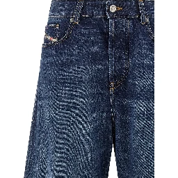 Blue Cotton Jeans Denim