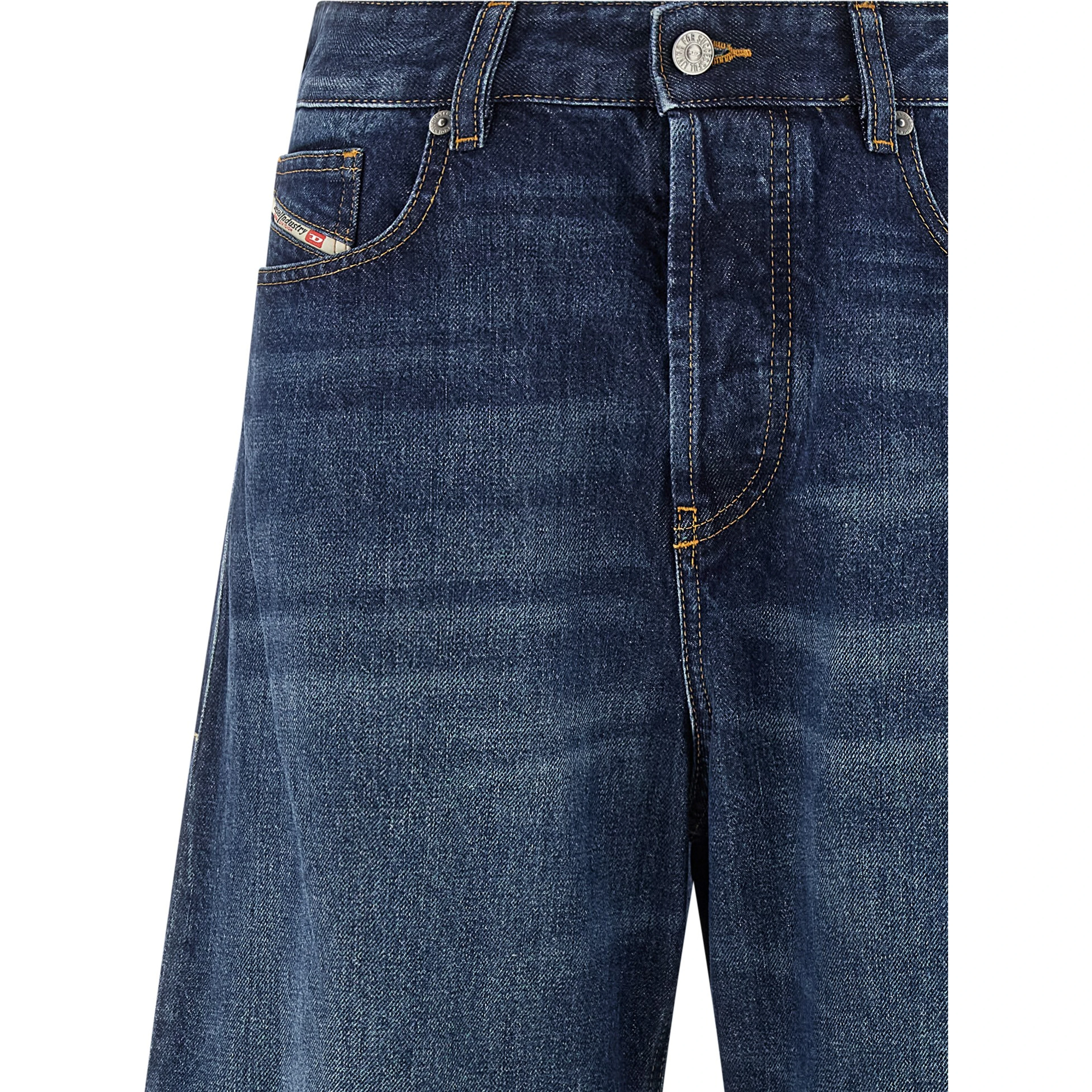 Blue Cotton Jeans Denim
