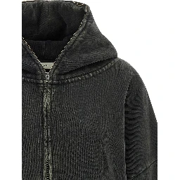 Gray Cotton Hoodie