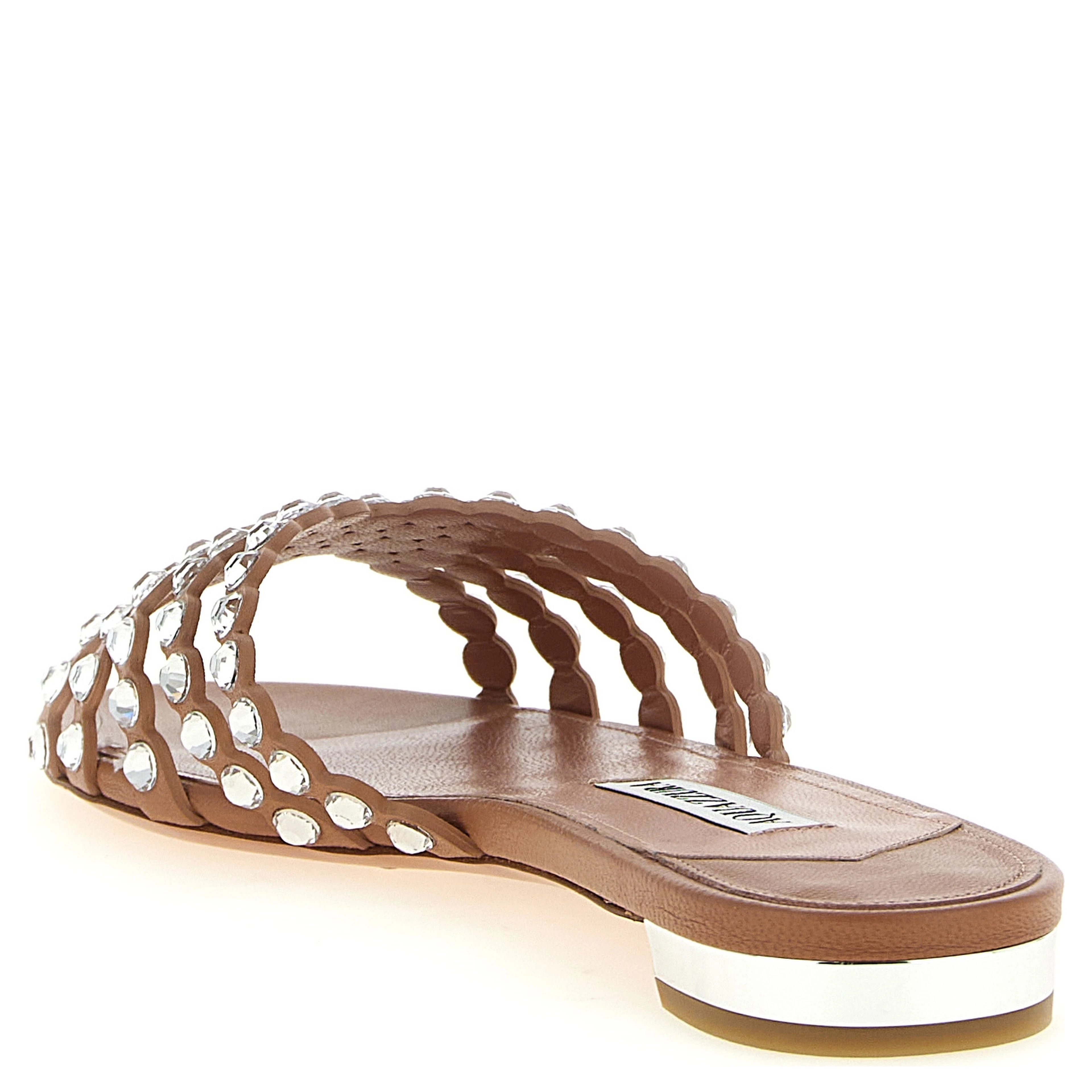Multicolor Lamb Leather Slides