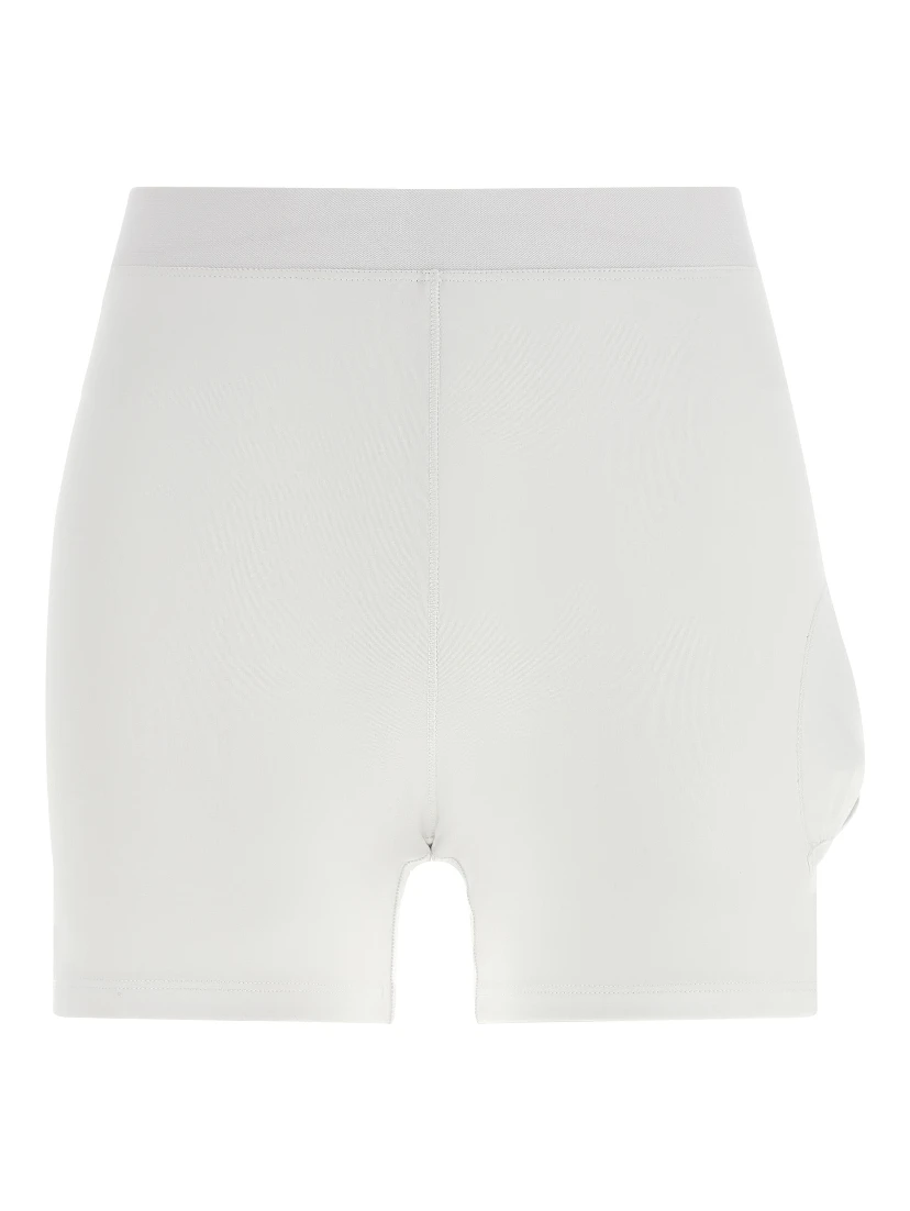 White Cotton Short Dress