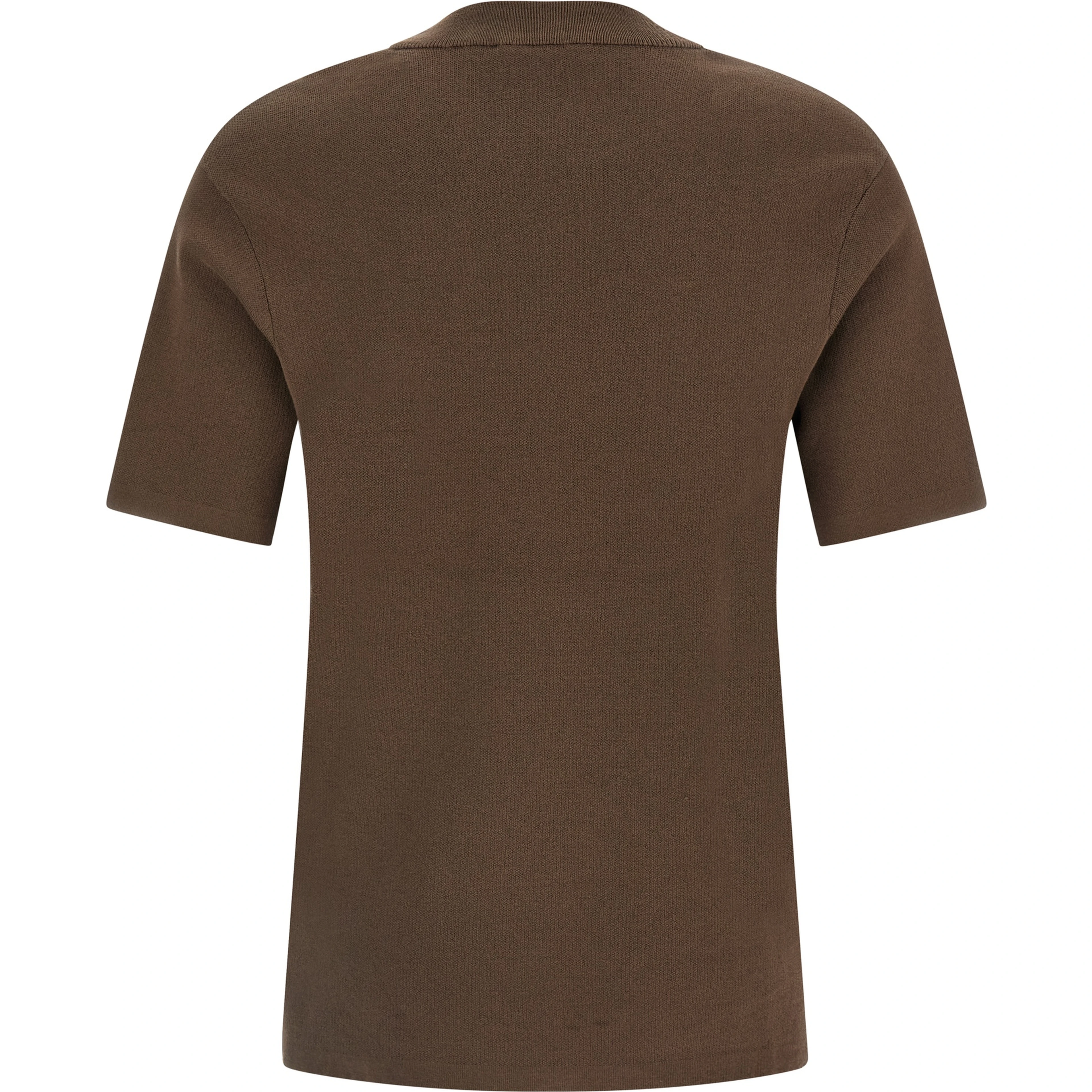 Brown Cotton T-Shirt