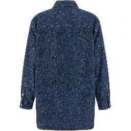Blue Cotton Blouse