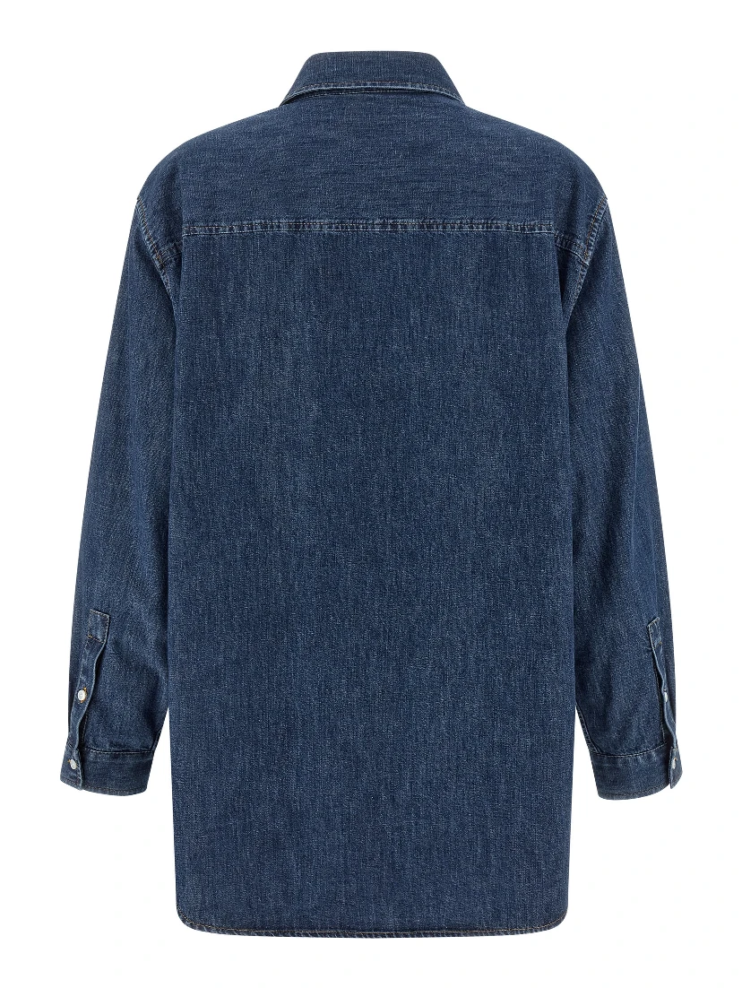Blue Cotton Blouse