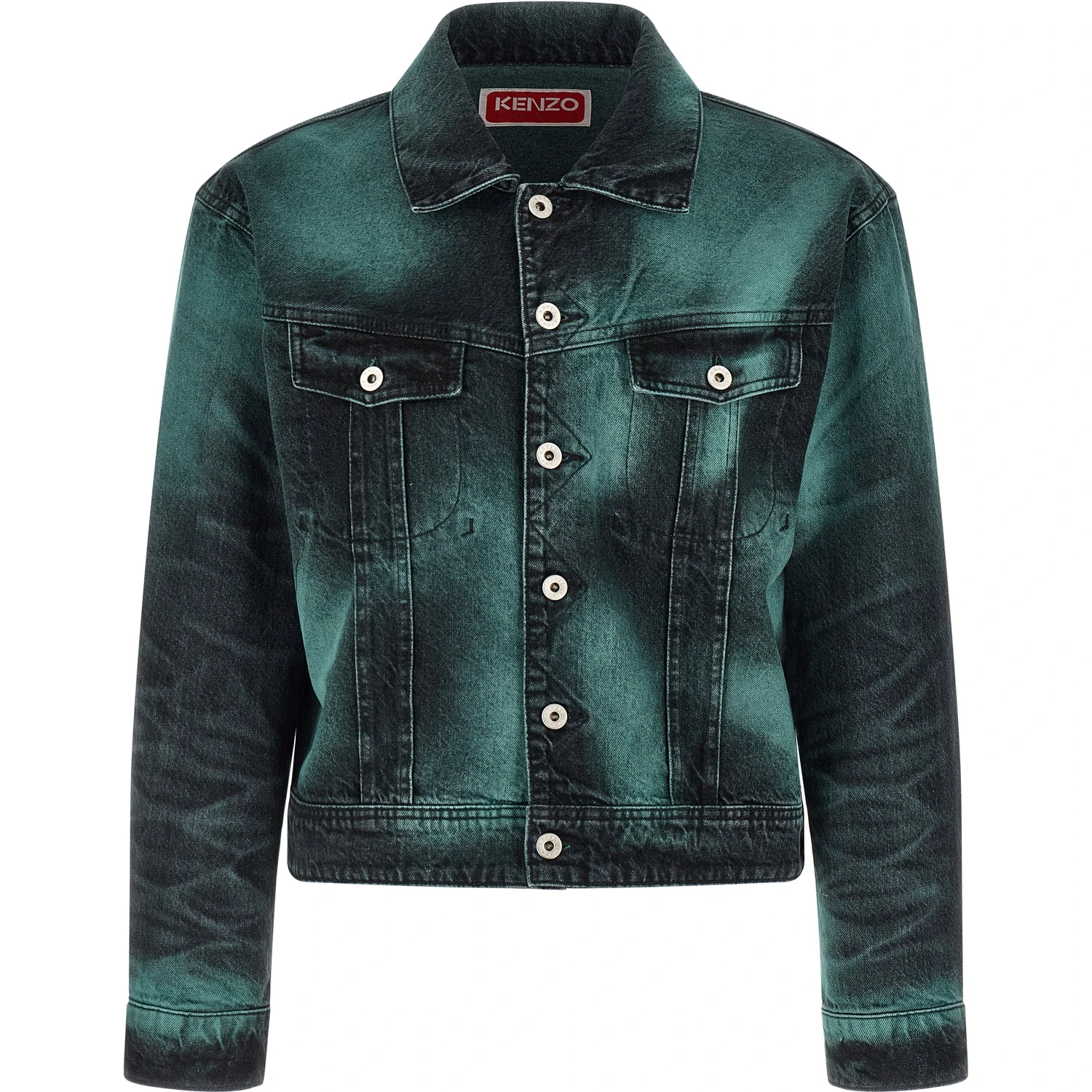 Gray Cotton Denim Jacket