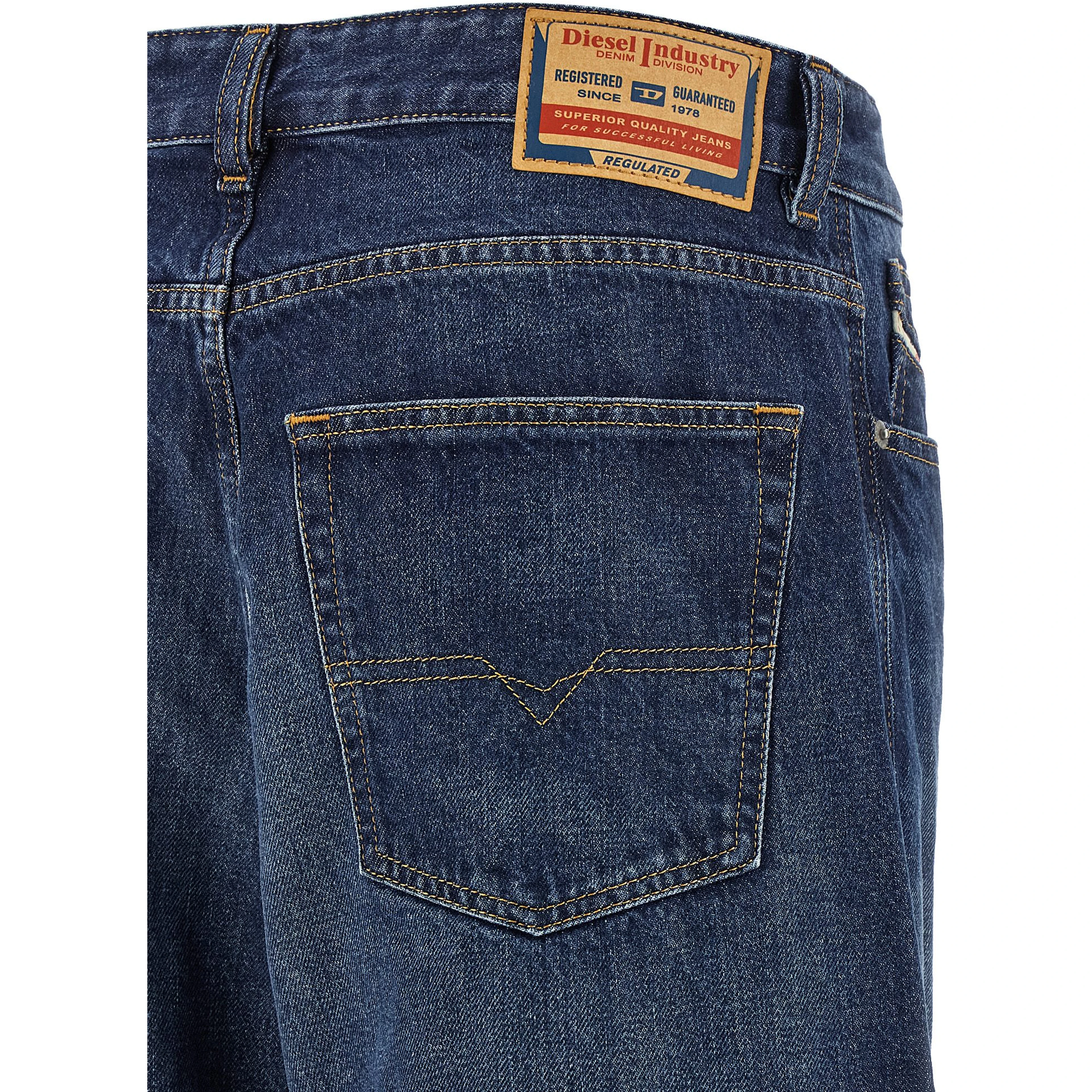 Blue Cotton Jeans Denim