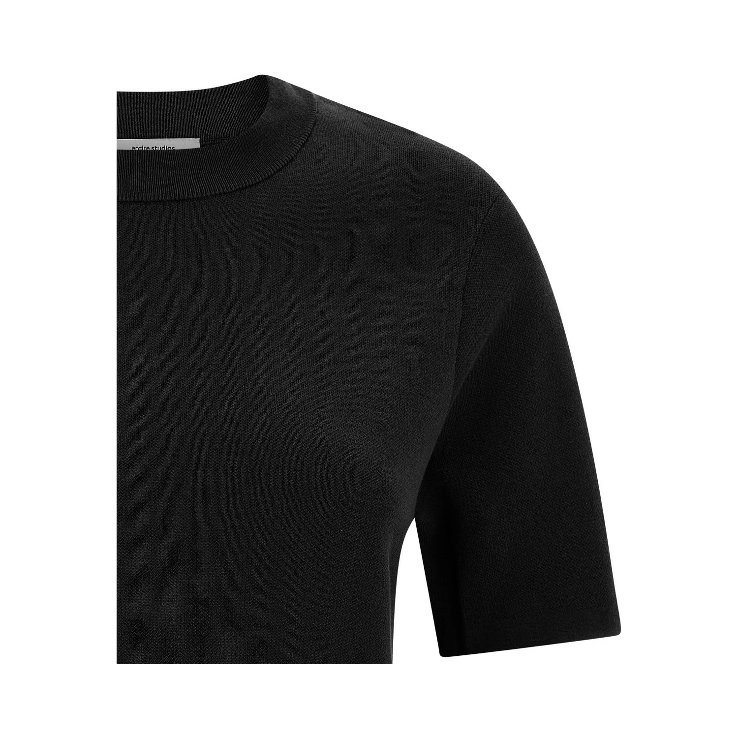 Black Cotton T-Shirt