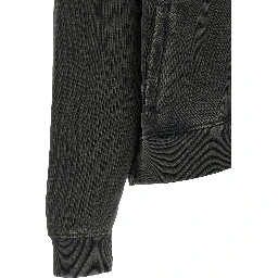 Gray Cotton Hoodie