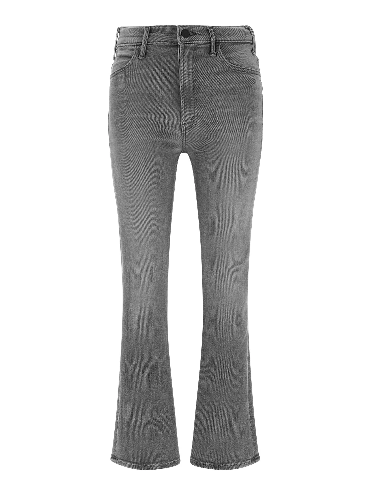 Gray Cotton Skinny Jeans