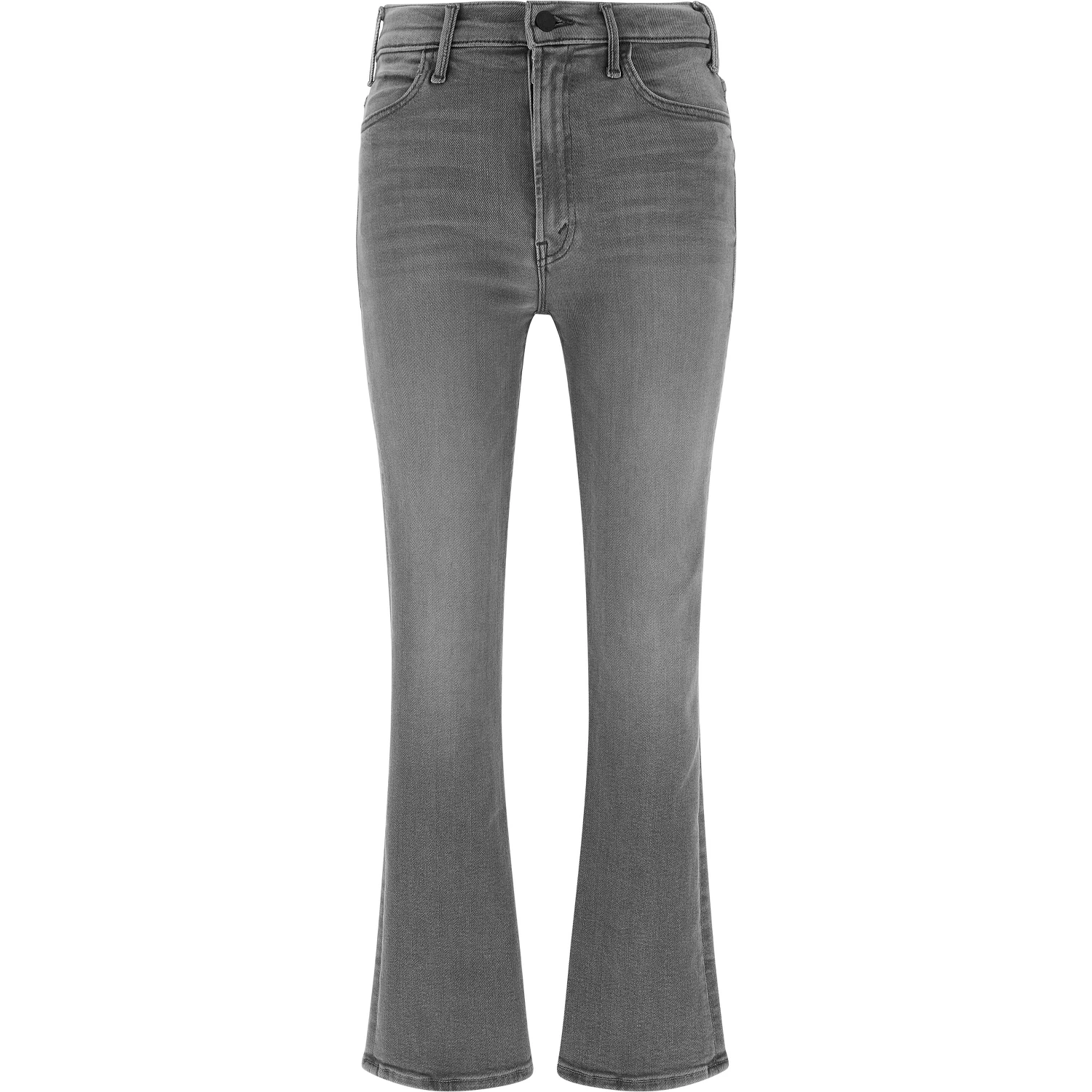Gray Cotton Skinny Jeans