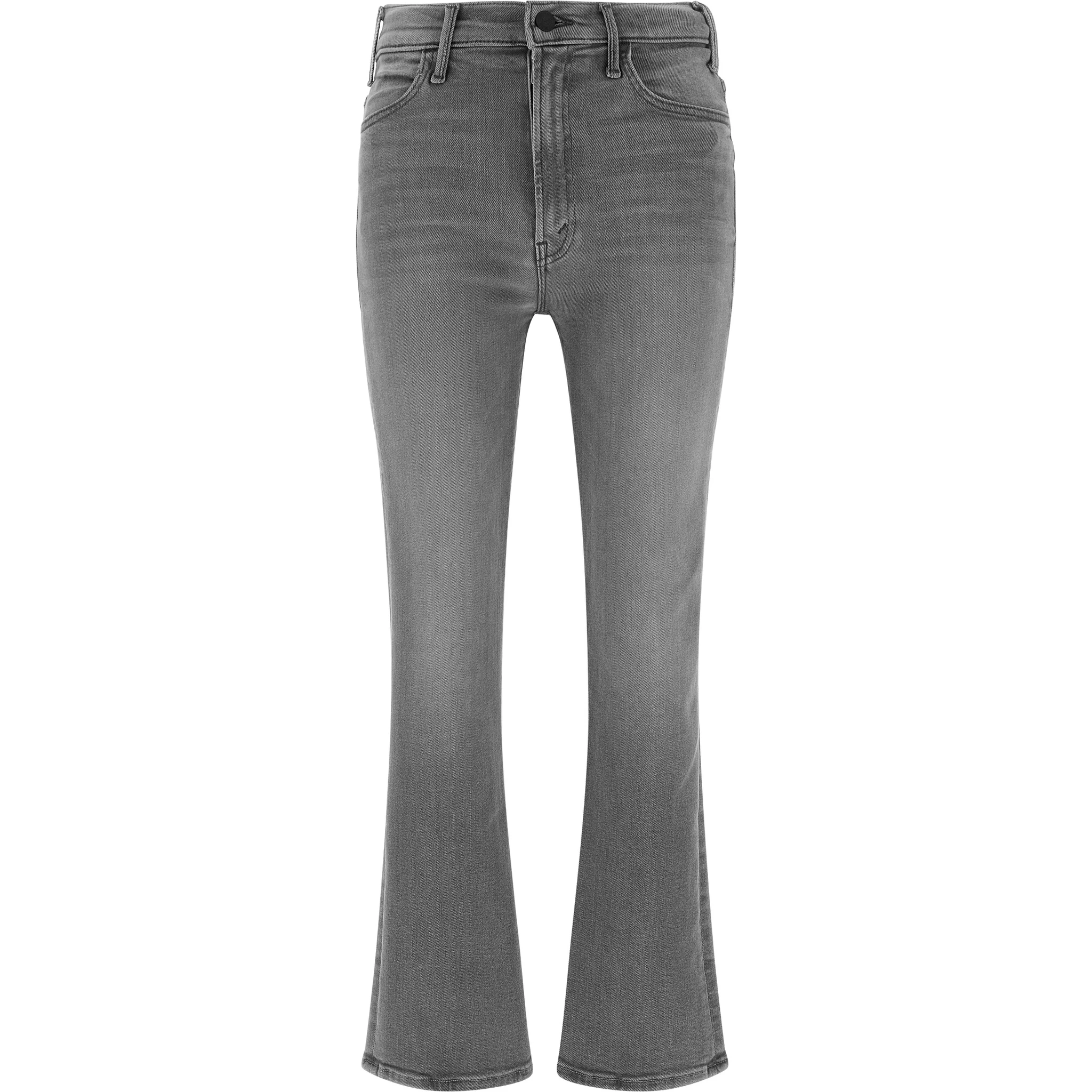 Gray Cotton Skinny Jeans
