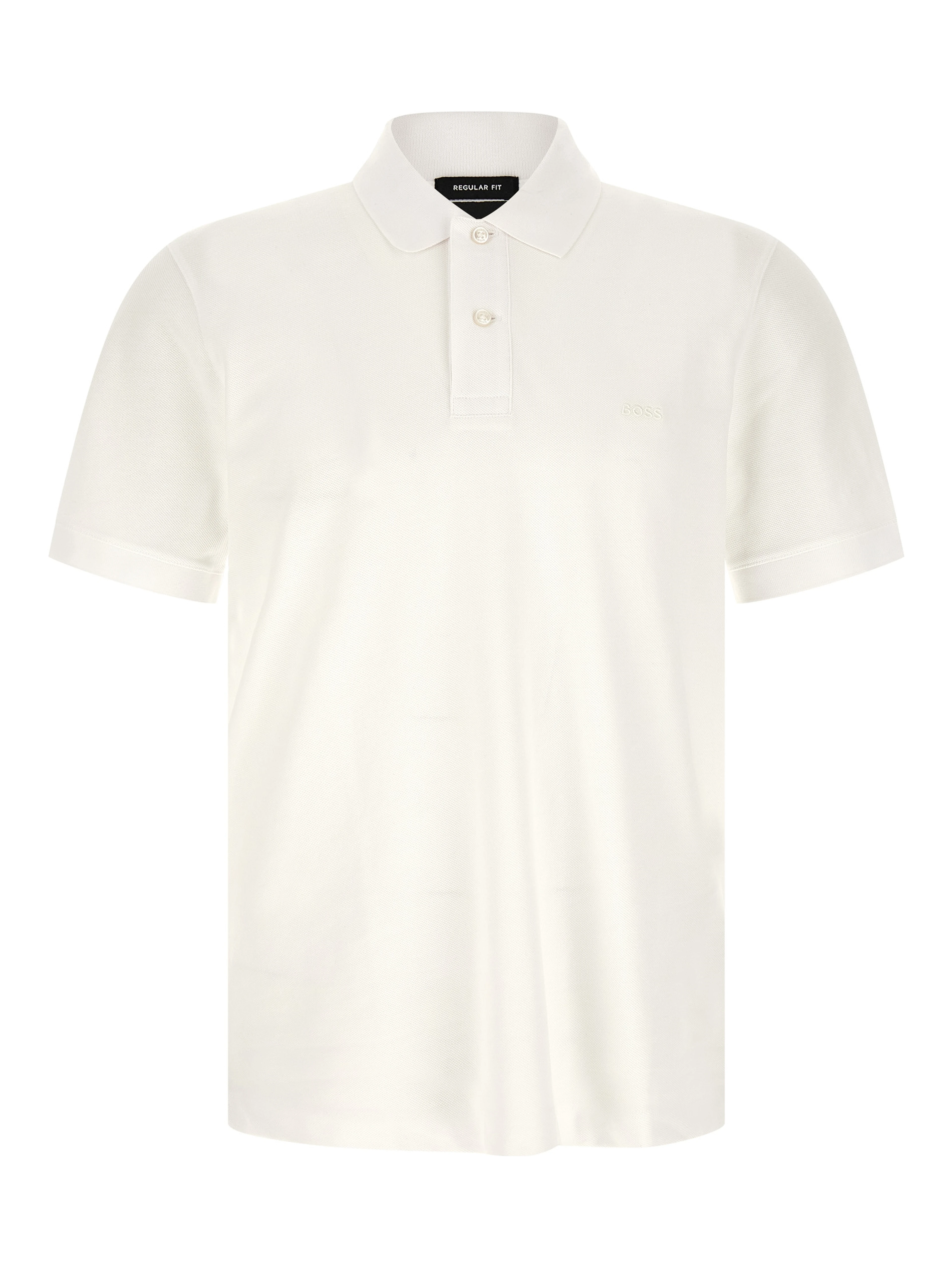 White Cotton Polo Shirt