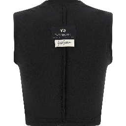 Black Polyester Sport Bra