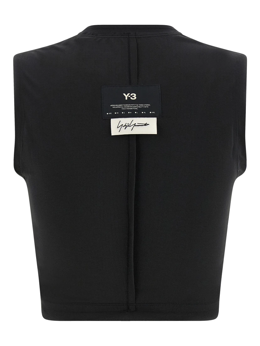 Black Polyester Sport Bra