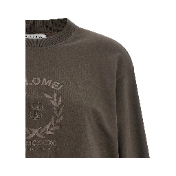 Brown Cotton Sweatshirt