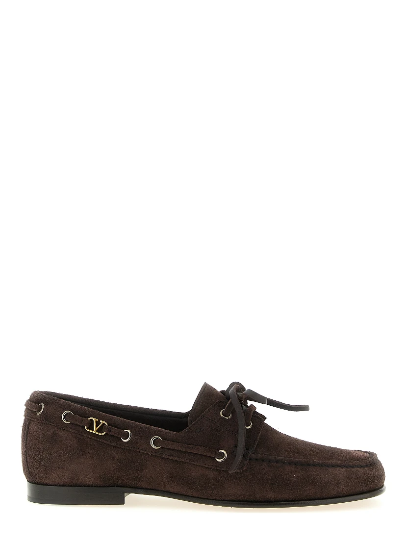 Brown Cowhide Slip-On Loafers