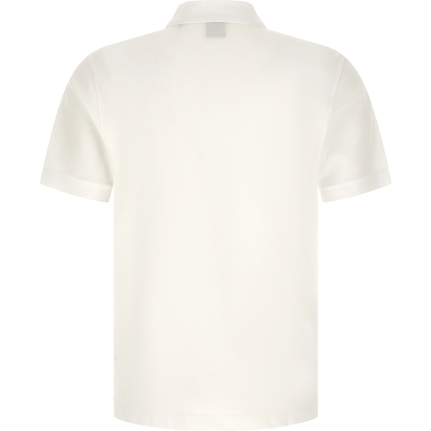 White Cotton Polo Shirt