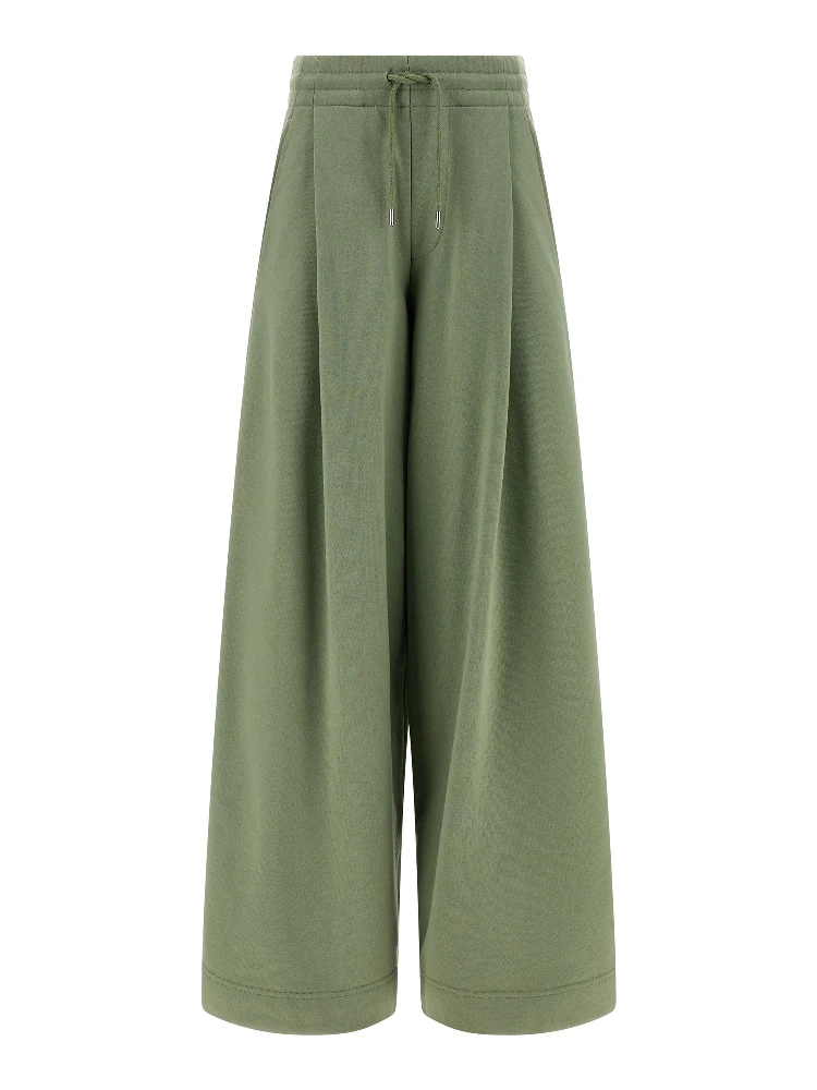 Bicolor Cotton Casual Pants