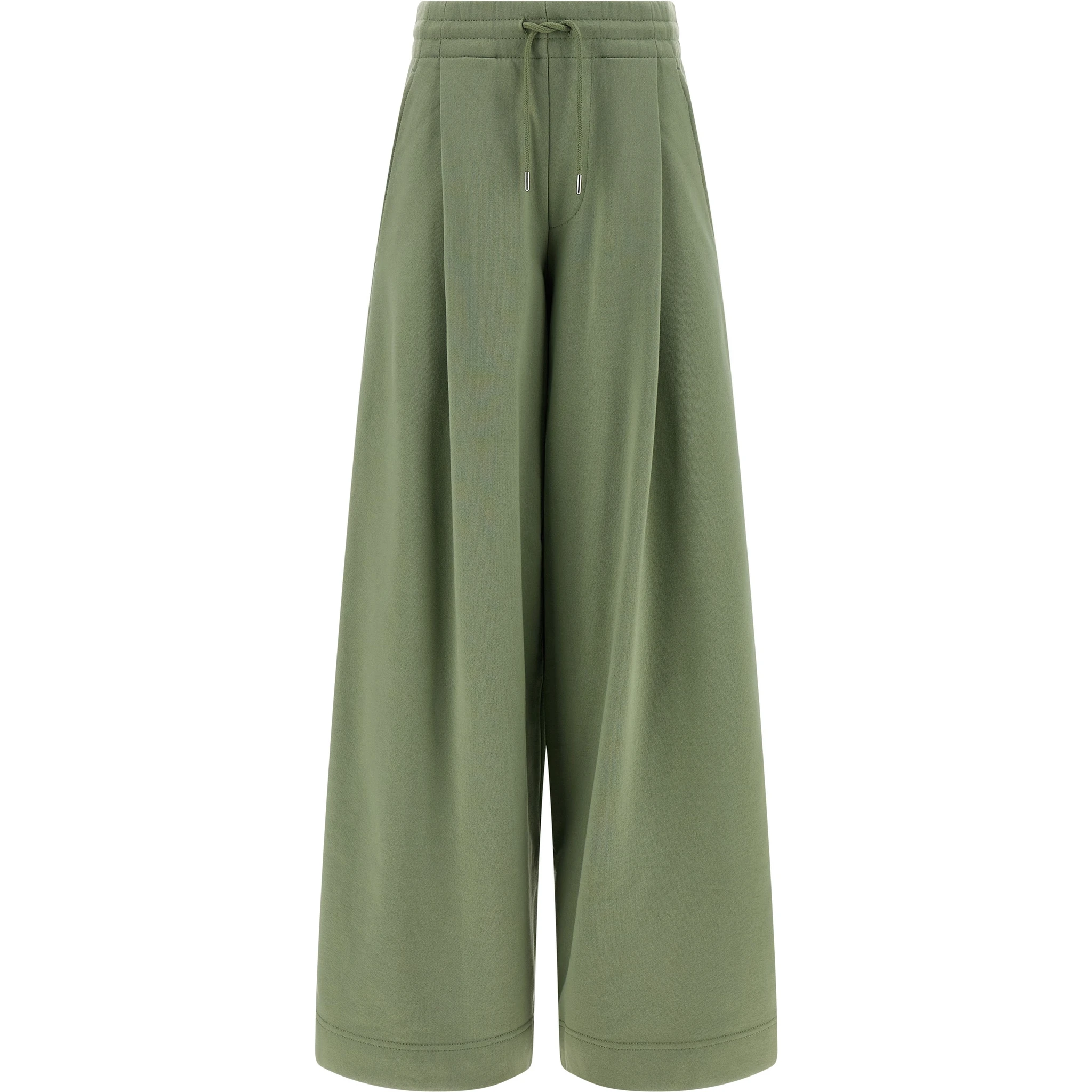 Bicolor Cotton Casual Pants