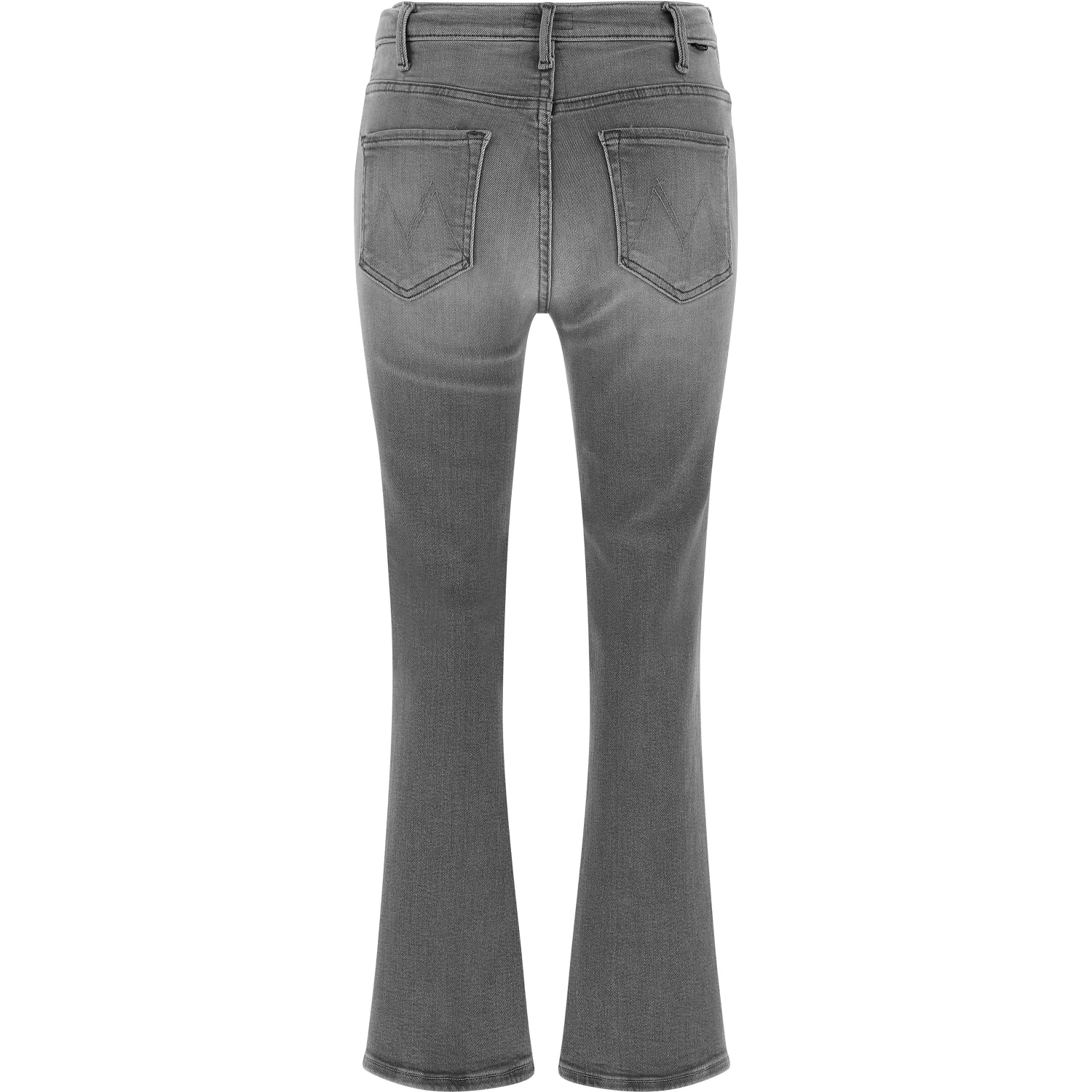 Gray Cotton Skinny Jeans