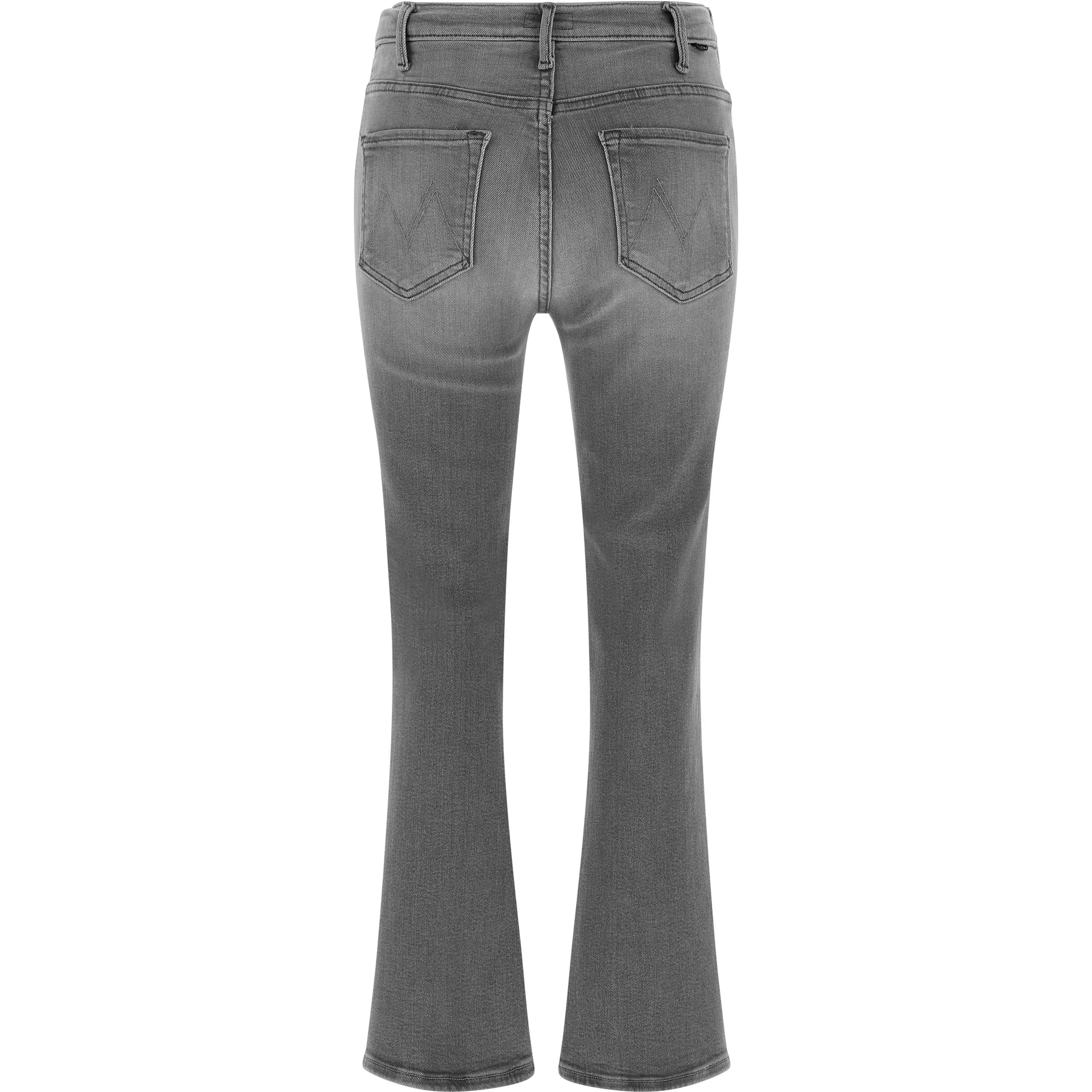 Gray Cotton Skinny Jeans