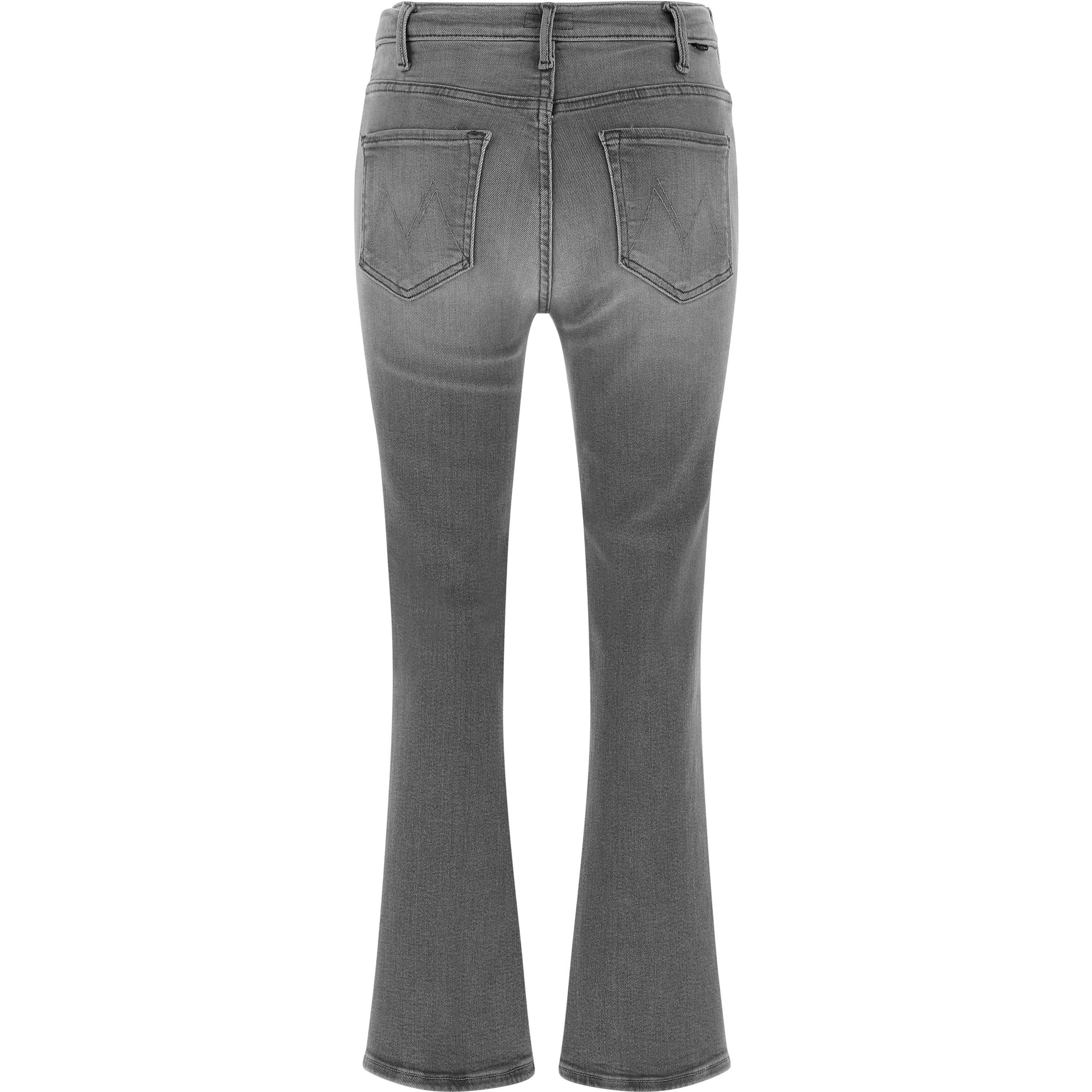 Gray Cotton Skinny Jeans