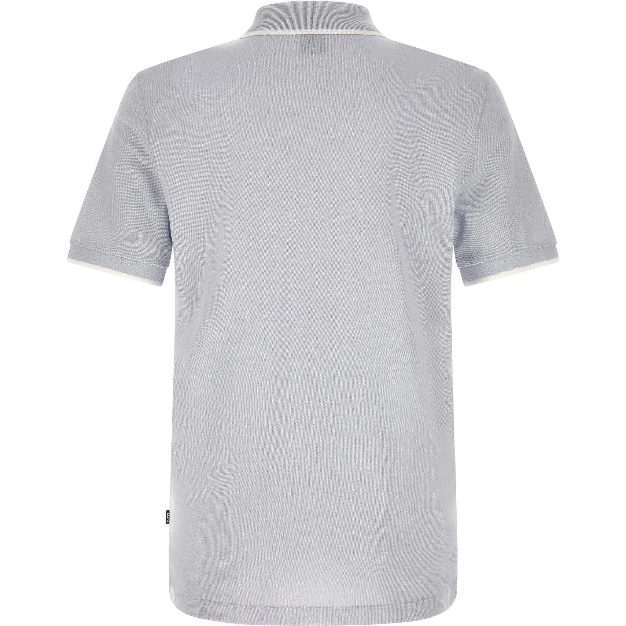 Blue Cotton Polo Shirt
